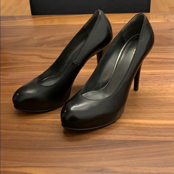 Stuart Weitzman Platform Pumps Almond Toe Retro - Picture 4 of 5